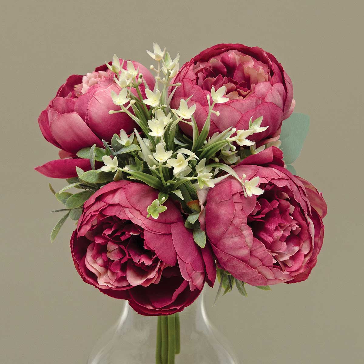 BUNDLE OF 4 PEONY ROSE/SAGE